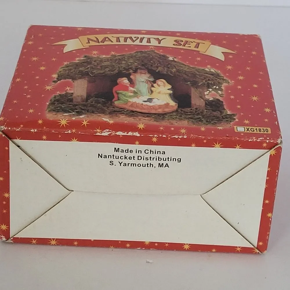 Nativity Stable 3 Figurine Set